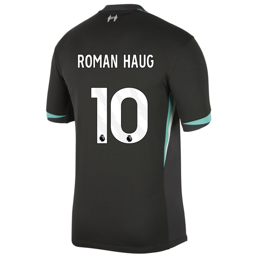 Danxen Heren Sophie Román Haug #10 Zwart Antraciet Wit Uitshirt Uittenue 2024/25 T-Shirt