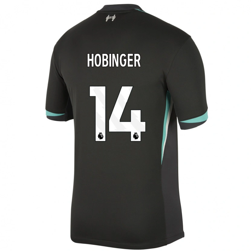 Danxen Heren Marie Höbinger #14 Zwart Antraciet Wit Uitshirt Uittenue 2024/25 T-Shirt