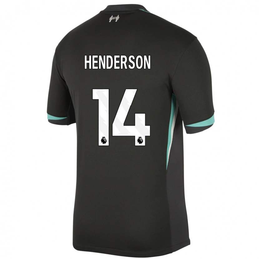 Danxen Heren Henderson #14 Zwart Antraciet Wit Uitshirt Uittenue 2024/25 T-Shirt