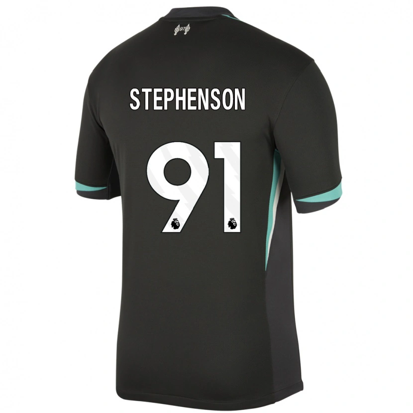 Danxen Heren Luca Stephenson #91 Zwart Antraciet Wit Uitshirt Uittenue 2024/25 T-Shirt