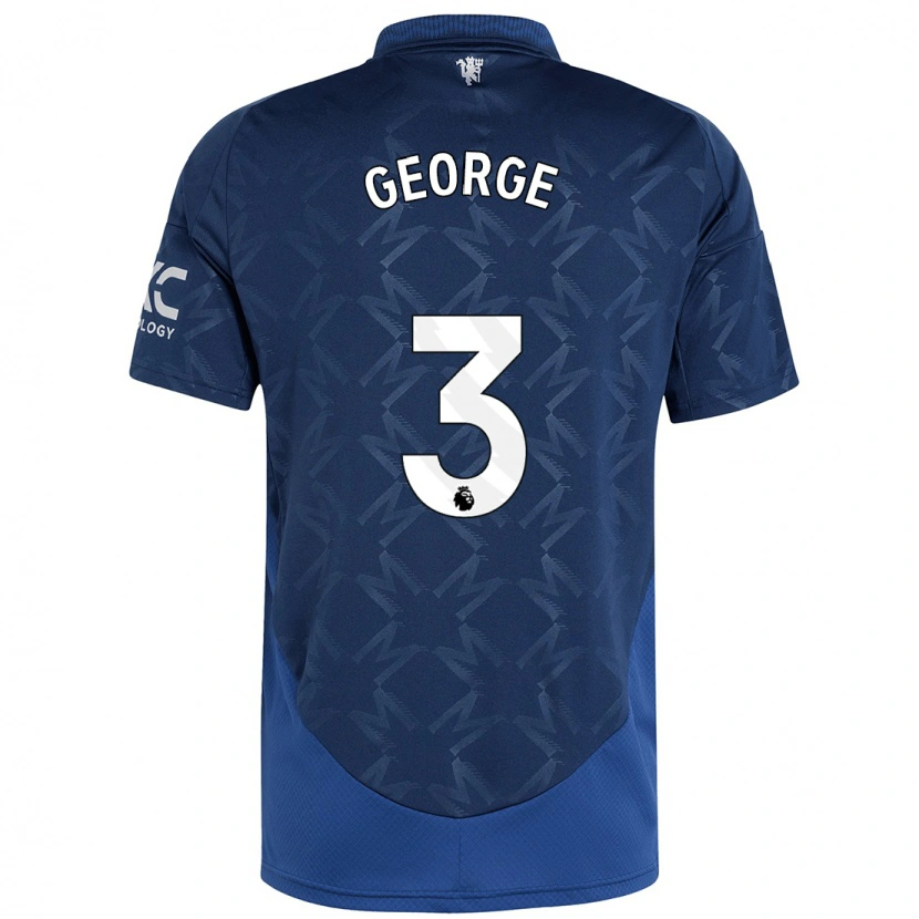 Danxen Heren Gabby George #3 Indigo Uitshirt Uittenue 2024/25 T-Shirt