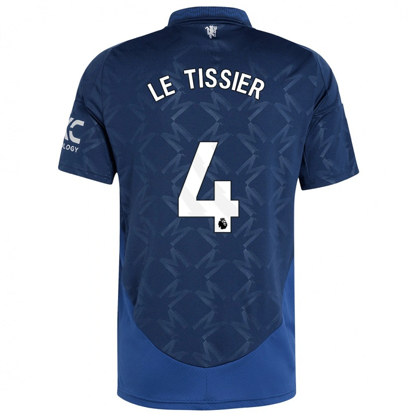 Danxen Heren Maya Le Tissier #4 Indigo Uitshirt Uittenue 2024/25 T-Shirt