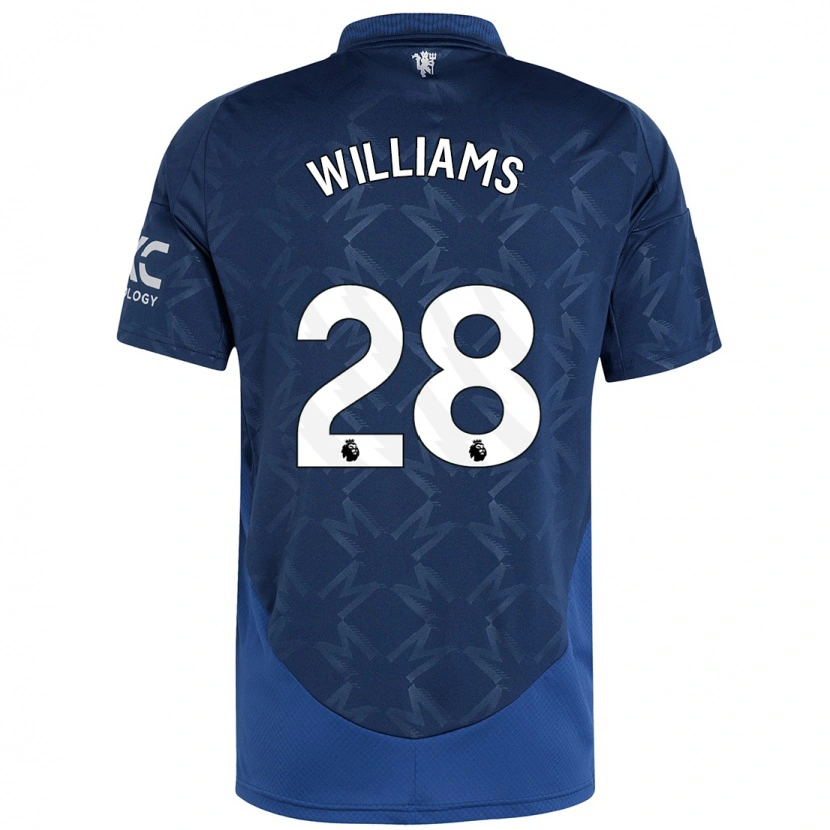 Danxen Heren Rachel Williams #28 Indigo Uitshirt Uittenue 2024/25 T-Shirt