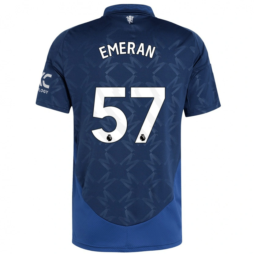 Danxen Heren Noam Emeran #57 Indigo Uitshirt Uittenue 2024/25 T-Shirt