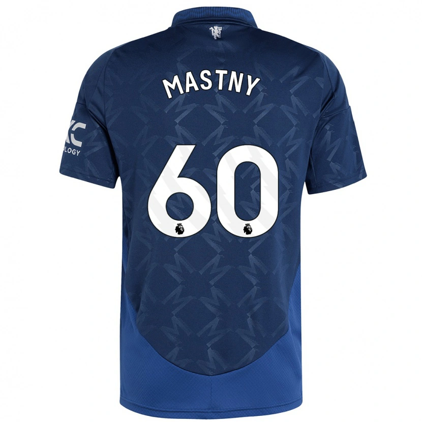 Danxen Heren Ondrej Mastny #60 Indigo Uitshirt Uittenue 2024/25 T-Shirt