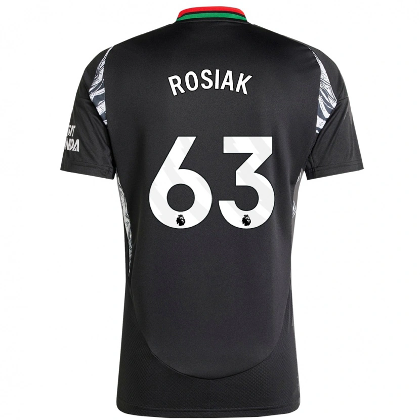 Danxen Heren Michal Rosiak #63 Zwart Uitshirt Uittenue 2024/25 T-Shirt