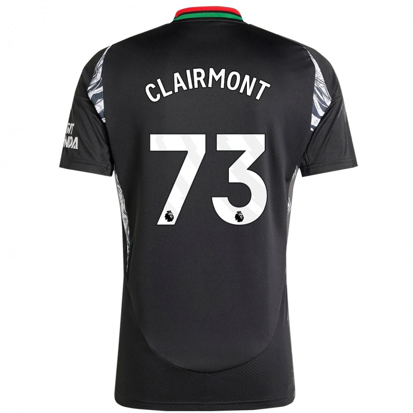 Danxen Heren Reece Clairmont #73 Zwart Uitshirt Uittenue 2024/25 T-Shirt