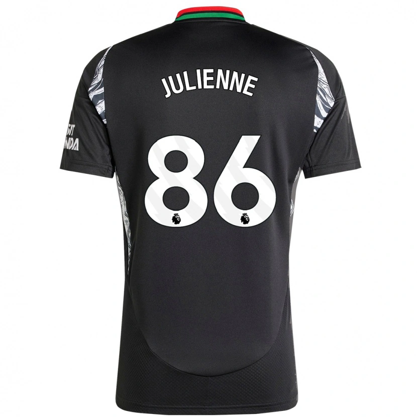 Danxen Heren Theo Julienne #86 Zwart Uitshirt Uittenue 2024/25 T-Shirt