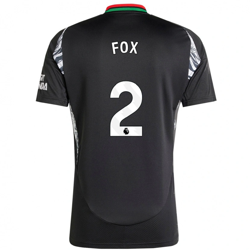 Danxen Heren Emily Fox #2 Zwart Uitshirt Uittenue 2024/25 T-Shirt