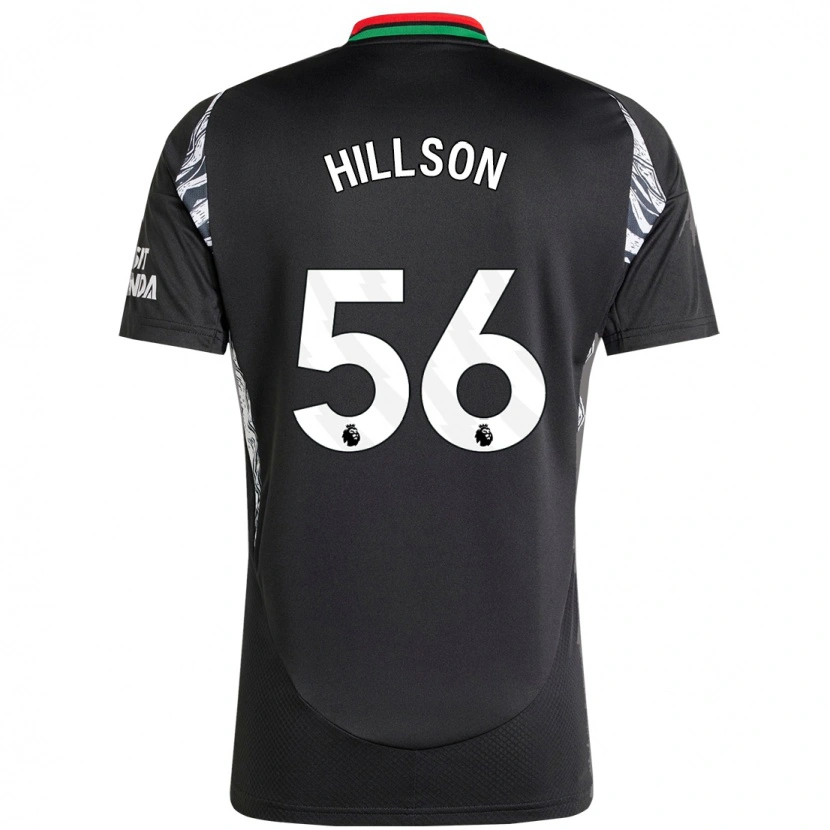 Danxen Heren James Hillson #56 Zwart Uitshirt Uittenue 2024/25 T-Shirt