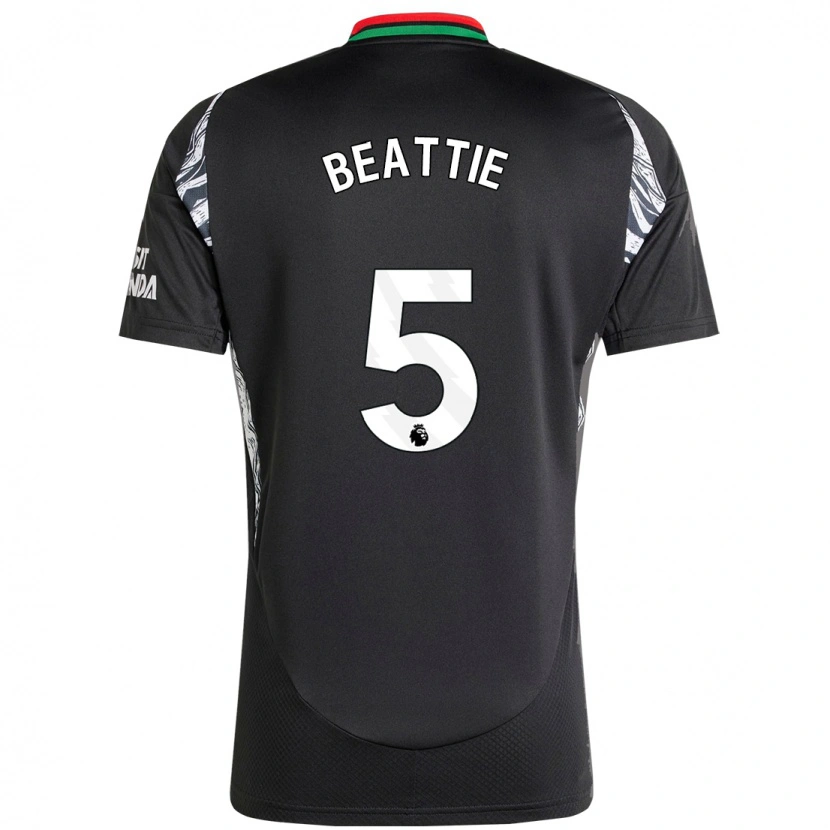 Danxen Heren Jen Beattie #5 Zwart Uitshirt Uittenue 2024/25 T-Shirt