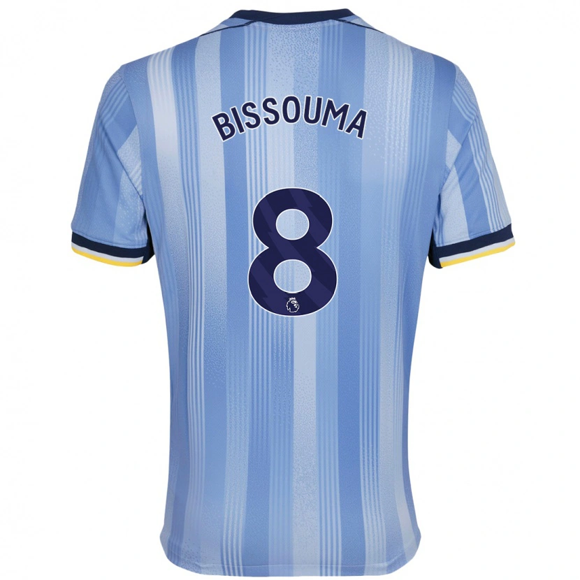 Danxen Heren Yves Bissouma #8 Lichtblauw Uitshirt Uittenue 2024/25 T-Shirt