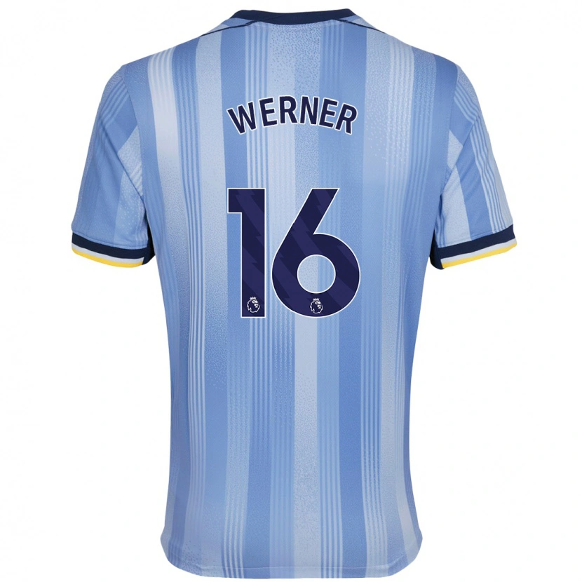 Danxen Heren Timo Werner #16 Lichtblauw Uitshirt Uittenue 2024/25 T-Shirt