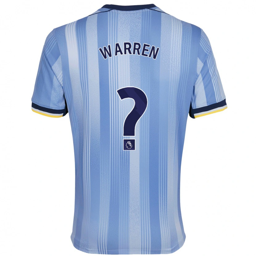 Danxen Heren Charlie Warren #0 Lichtblauw Uitshirt Uittenue 2024/25 T-Shirt