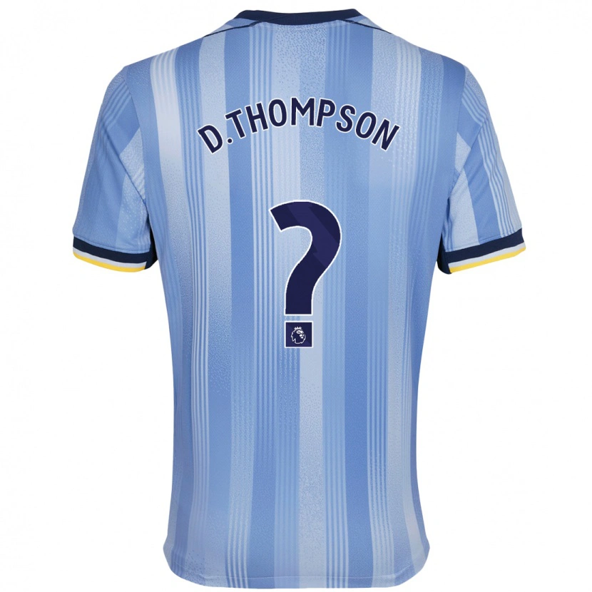 Danxen Heren Dylan Thompson #0 Lichtblauw Uitshirt Uittenue 2024/25 T-Shirt