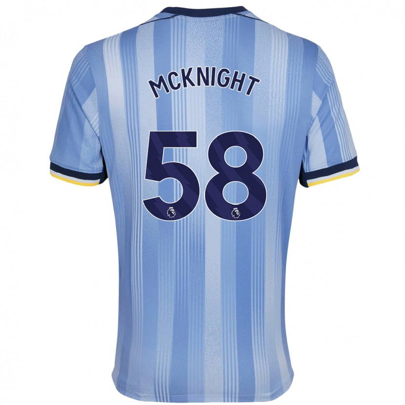 Danxen Heren Maxwell Mcknight #58 Lichtblauw Uitshirt Uittenue 2024/25 T-Shirt