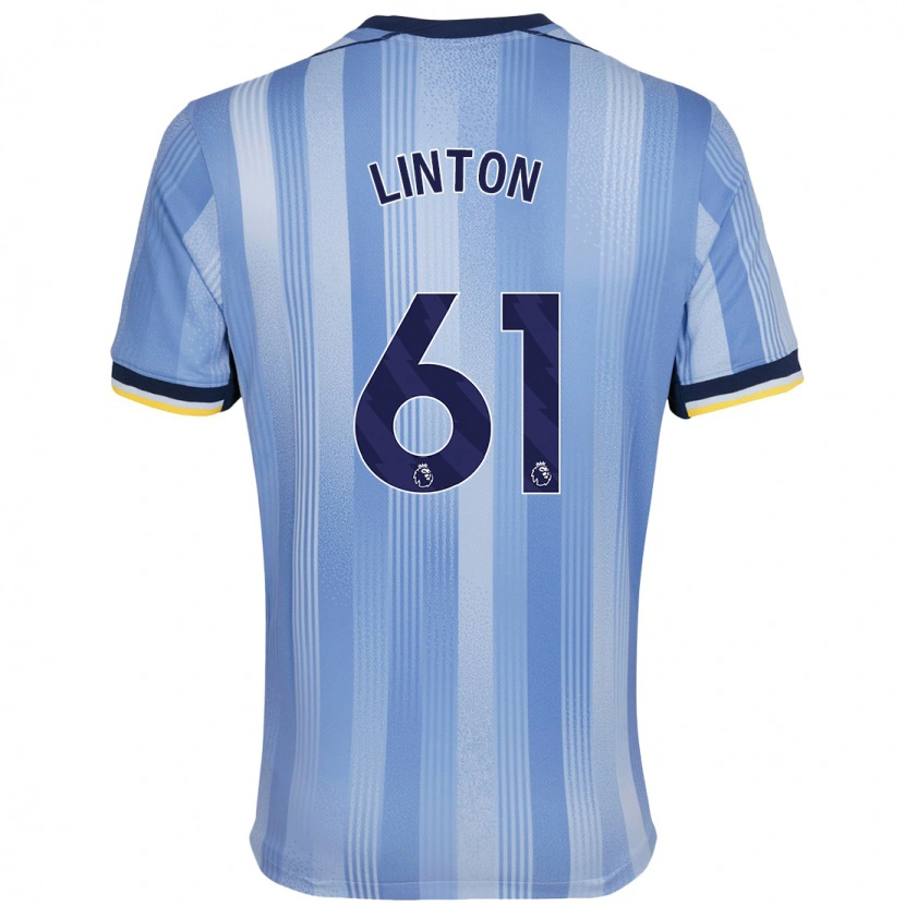 Danxen Heren Jahziah Linton #61 Lichtblauw Uitshirt Uittenue 2024/25 T-Shirt