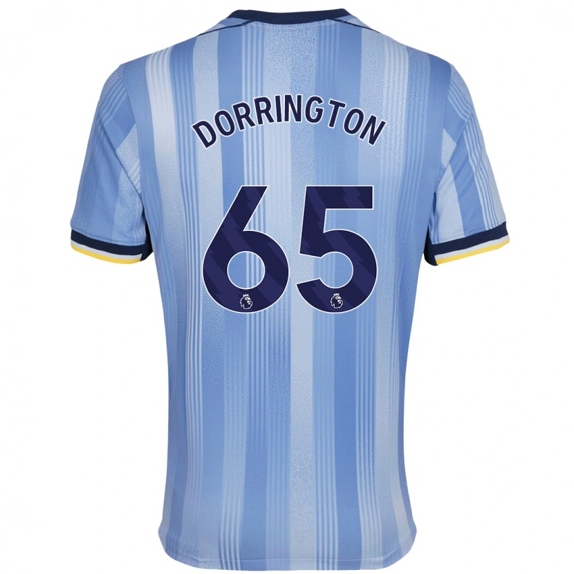 Danxen Heren Alfie Dorrington #65 Lichtblauw Uitshirt Uittenue 2024/25 T-Shirt