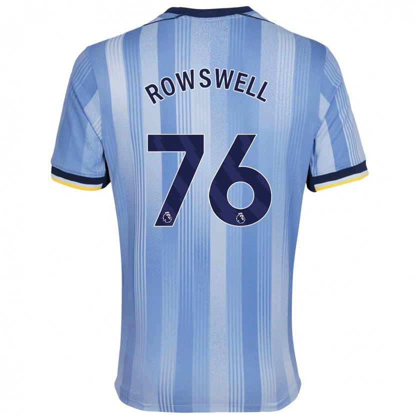 Danxen Heren James Rowswell #76 Lichtblauw Uitshirt Uittenue 2024/25 T-Shirt