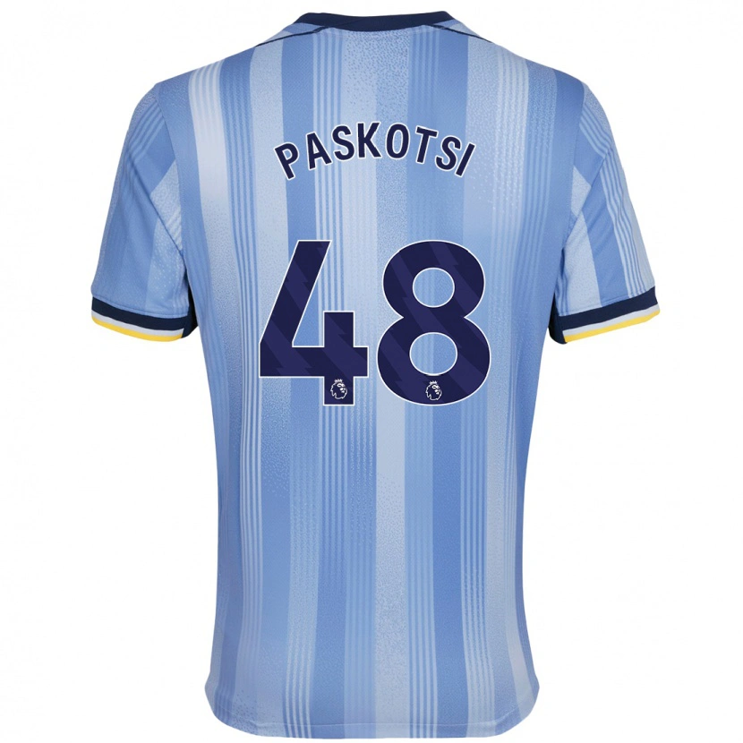 Danxen Heren Maksim Paskotsi #48 Lichtblauw Uitshirt Uittenue 2024/25 T-Shirt