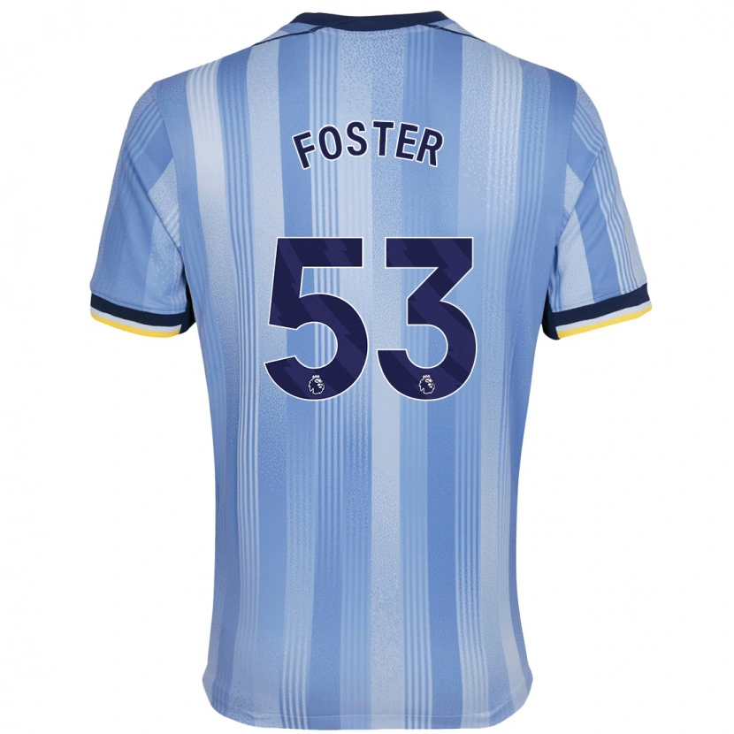 Danxen Heren Brooklyn Lyons-Foster #53 Lichtblauw Uitshirt Uittenue 2024/25 T-Shirt