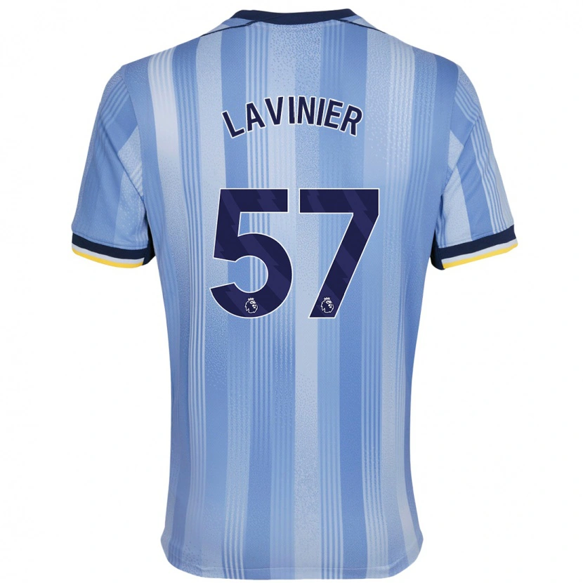 Danxen Heren Marcel Lavinier #57 Lichtblauw Uitshirt Uittenue 2024/25 T-Shirt