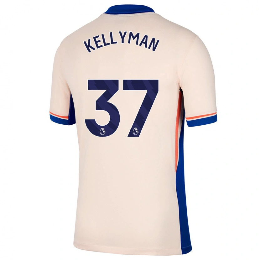 Danxen Heren Omari Kellyman #37 Lichtbeige Uitshirt Uittenue 2024/25 T-Shirt