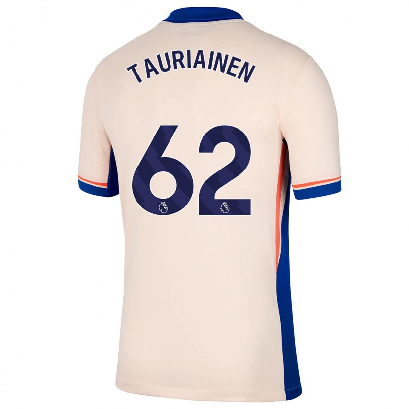 Danxen Heren Jimi Tauriainen #62 Lichtbeige Uitshirt Uittenue 2024/25 T-Shirt