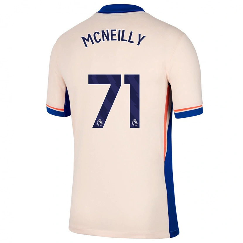 Danxen Heren Donnell Mcneilly #71 Lichtbeige Uitshirt Uittenue 2024/25 T-Shirt