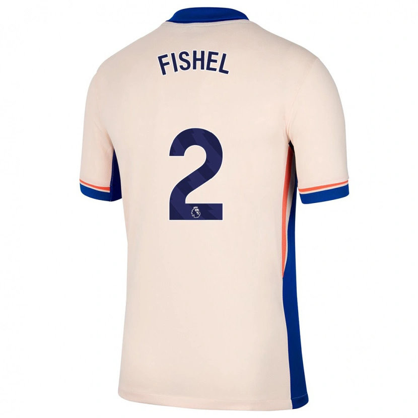 Danxen Heren Mia Fishel #2 Lichtbeige Uitshirt Uittenue 2024/25 T-Shirt