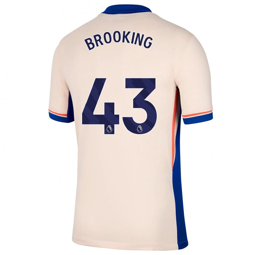 Danxen Heren Josh Brooking #43 Lichtbeige Uitshirt Uittenue 2024/25 T-Shirt