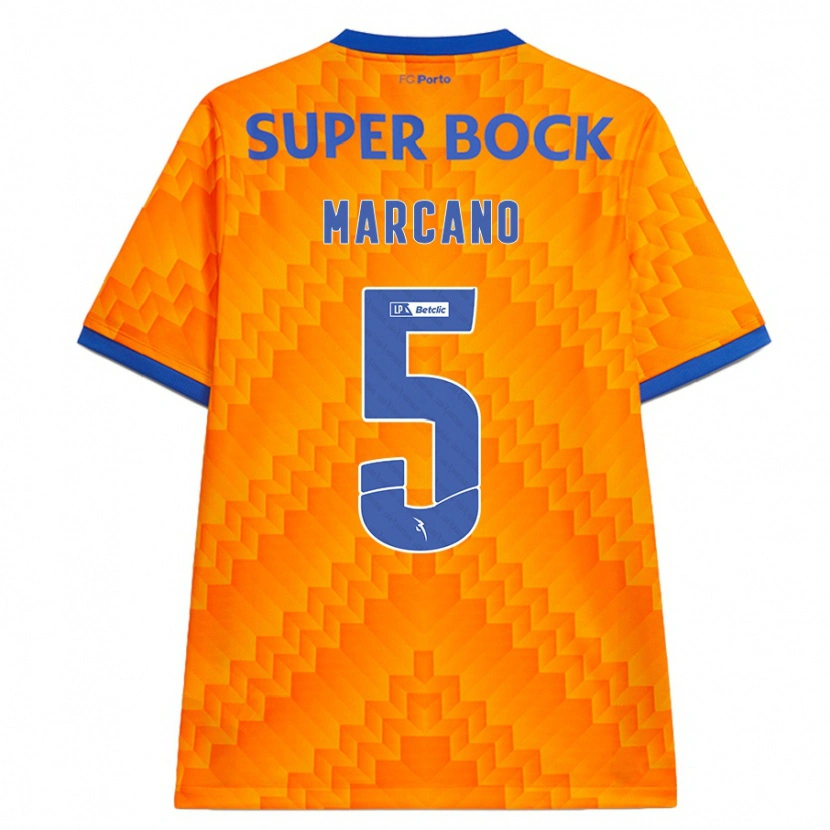 Danxen Heren Iván Marcano #5 Oranje Uitshirt Uittenue 2024/25 T-Shirt