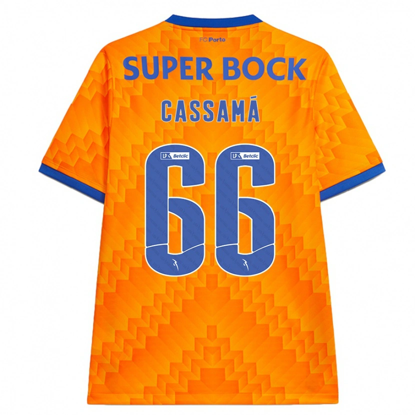 Danxen Heren Adramane Cassamá #66 Oranje Uitshirt Uittenue 2024/25 T-Shirt