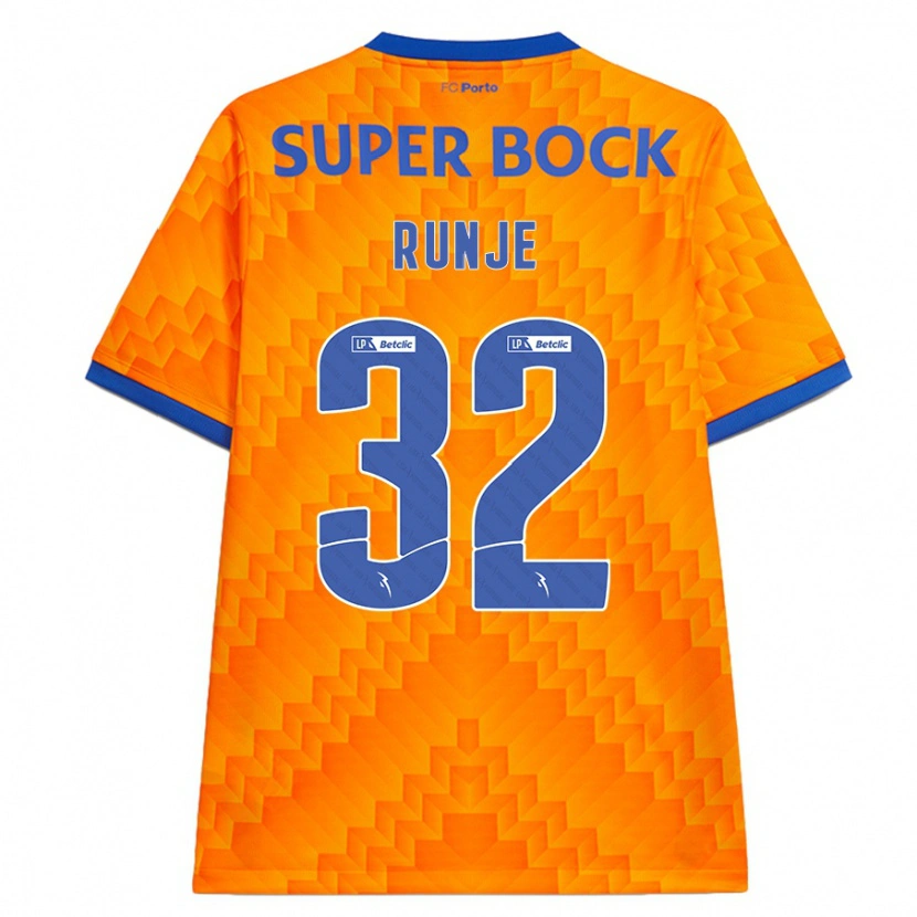 Danxen Heren Roko Runje #32 Oranje Uitshirt Uittenue 2024/25 T-Shirt