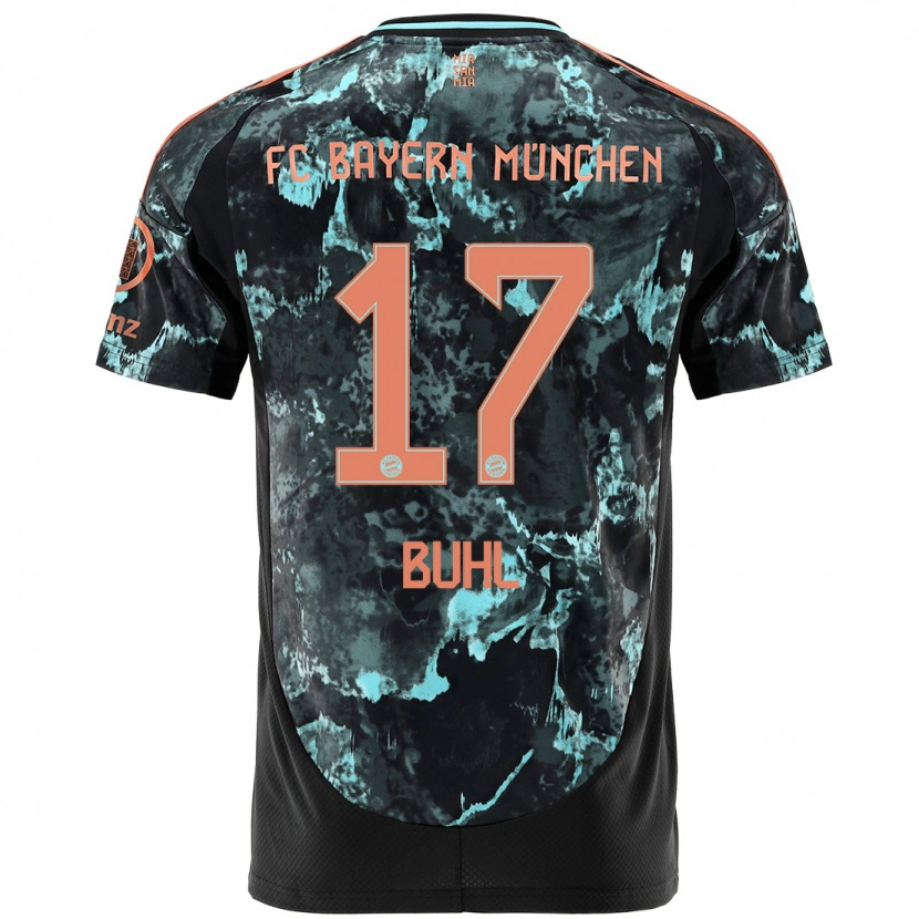 Danxen Heren Klara Bühl #17 Zwart Uitshirt Uittenue 2024/25 T-Shirt