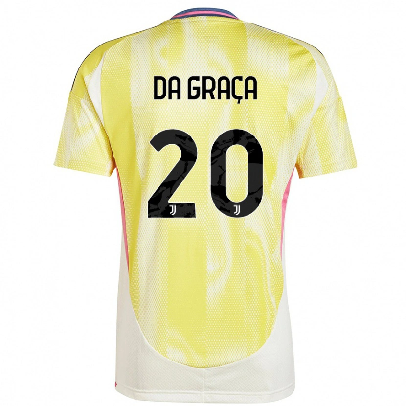 Danxen Heren Cosimo Da Graça #20 Zonnig Geel Uitshirt Uittenue 2024/25 T-Shirt