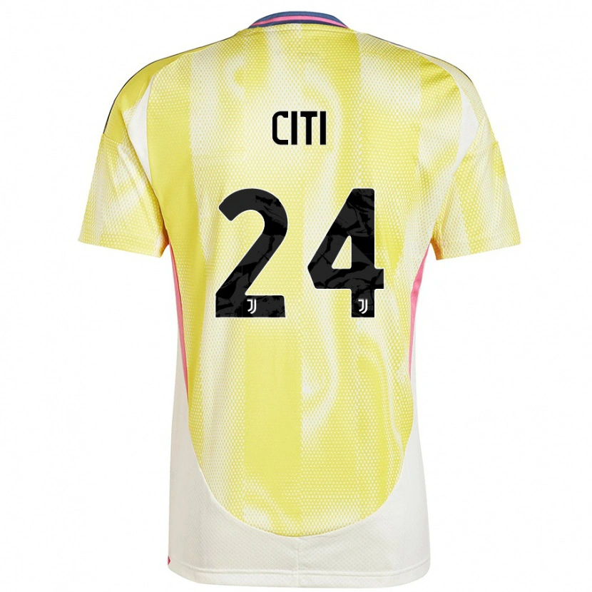 Danxen Heren Alessandro Citi #24 Zonnig Geel Uitshirt Uittenue 2024/25 T-Shirt