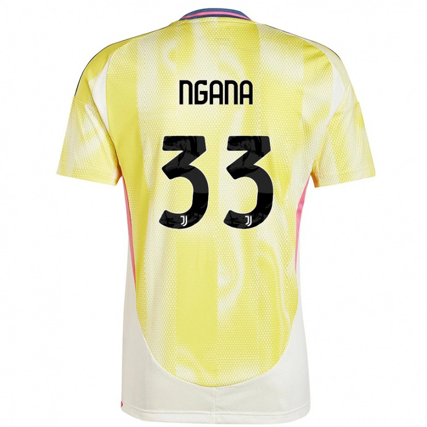 Danxen Heren Valdes Ngana #33 Zonnig Geel Uitshirt Uittenue 2024/25 T-Shirt