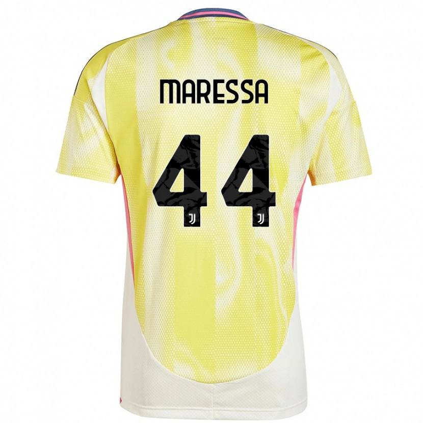 Danxen Heren Tommaso Maressa #44 Zonnig Geel Uitshirt Uittenue 2024/25 T-Shirt