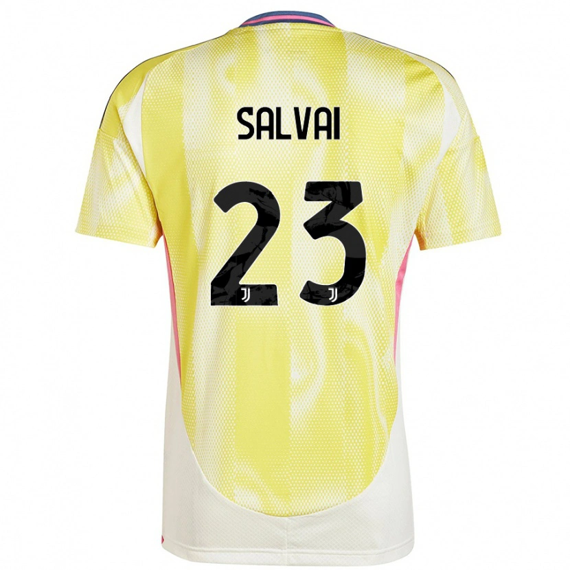 Danxen Heren Cecilia Salvai #23 Zonnig Geel Uitshirt Uittenue 2024/25 T-Shirt