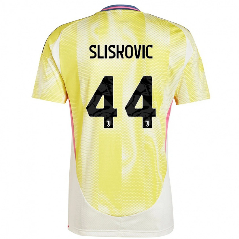 Danxen Heren Gloria Slišković #44 Zonnig Geel Uitshirt Uittenue 2024/25 T-Shirt