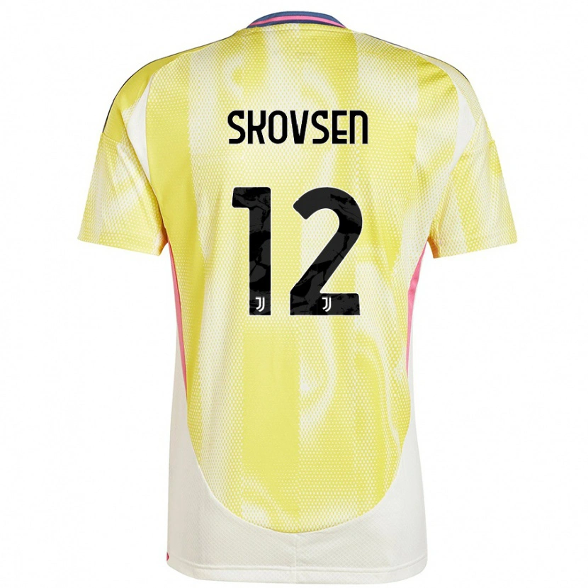 Danxen Heren Matilde Lundorf Skovsen #12 Zonnig Geel Uitshirt Uittenue 2024/25 T-Shirt