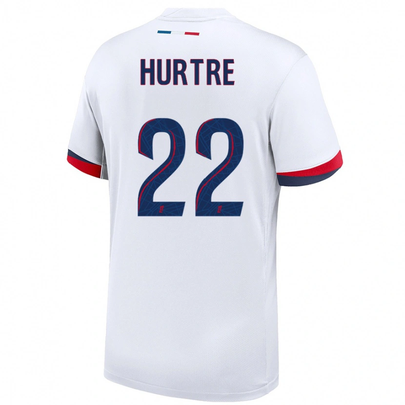 Danxen Heren Oceane Hurtre #22 Wit Blauw Rood Uitshirt Uittenue 2024/25 T-Shirt