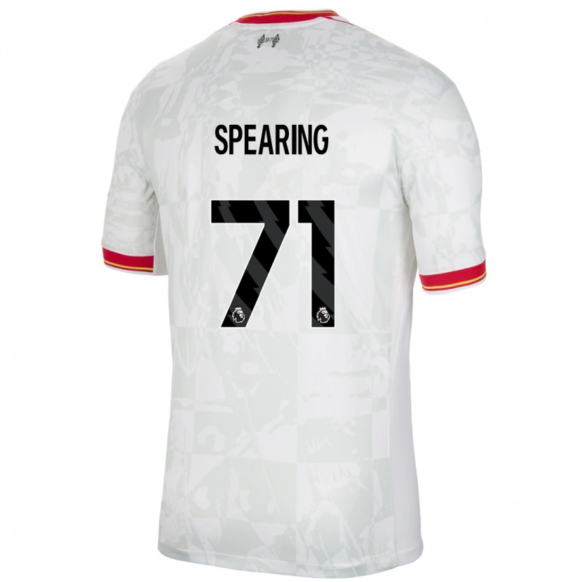 Danxen Heren Jay Spearing #71 Wit Rood Zwart Thuisshirt Derde Tenue 2024/25 T-Shirt