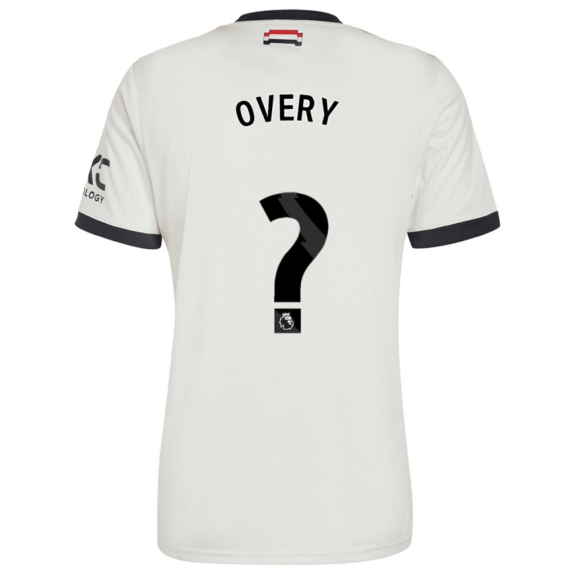 Danxen Heren James Overy #0 Gebroken Wit Thuisshirt Derde Tenue 2024/25 T-Shirt