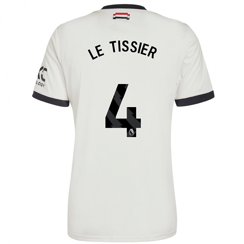 Danxen Heren Maya Le Tissier #4 Gebroken Wit Thuisshirt Derde Tenue 2024/25 T-Shirt