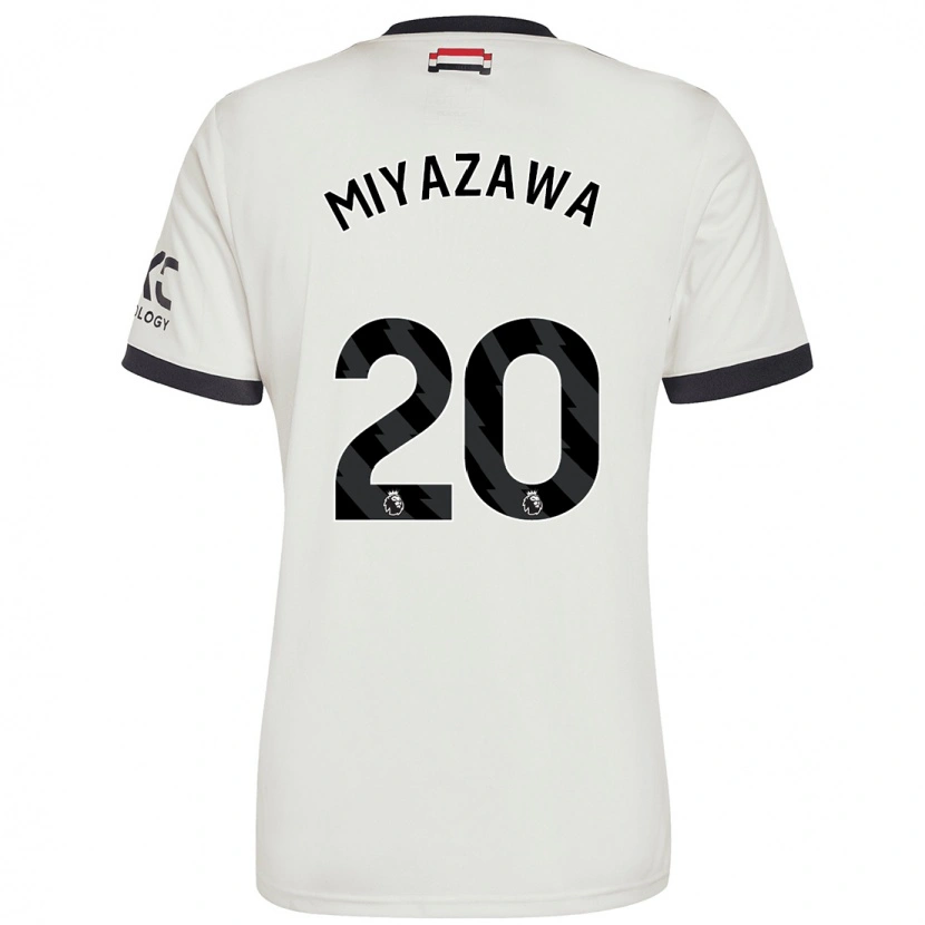 Danxen Heren Hinata Miyazawa #20 Gebroken Wit Thuisshirt Derde Tenue 2024/25 T-Shirt