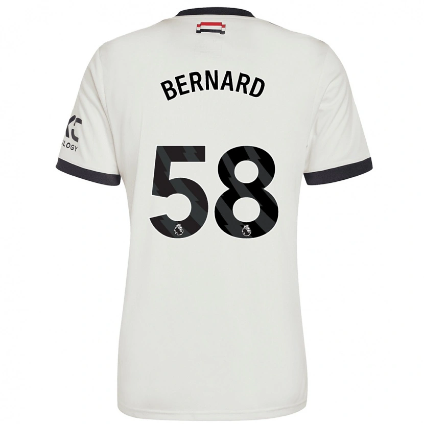 Danxen Heren Bernard #58 Gebroken Wit Thuisshirt Derde Tenue 2024/25 T-Shirt