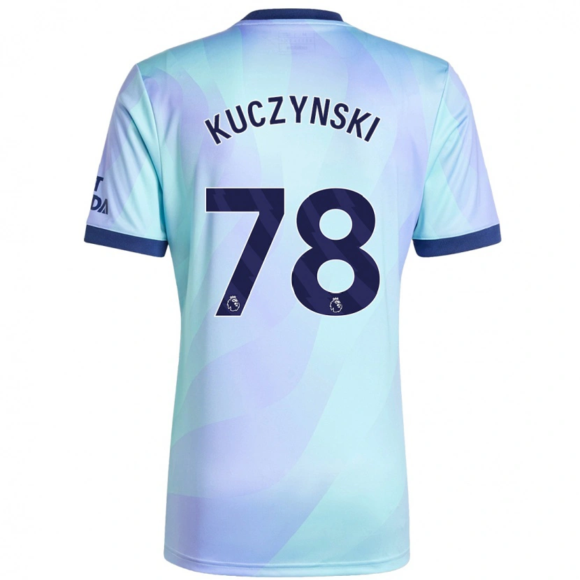 Danxen Heren Max Kuczynski #78 Aqua Thuisshirt Derde Tenue 2024/25 T-Shirt