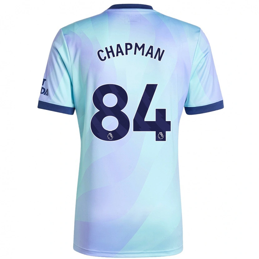 Danxen Heren Samuel Chapman #84 Aqua Thuisshirt Derde Tenue 2024/25 T-Shirt